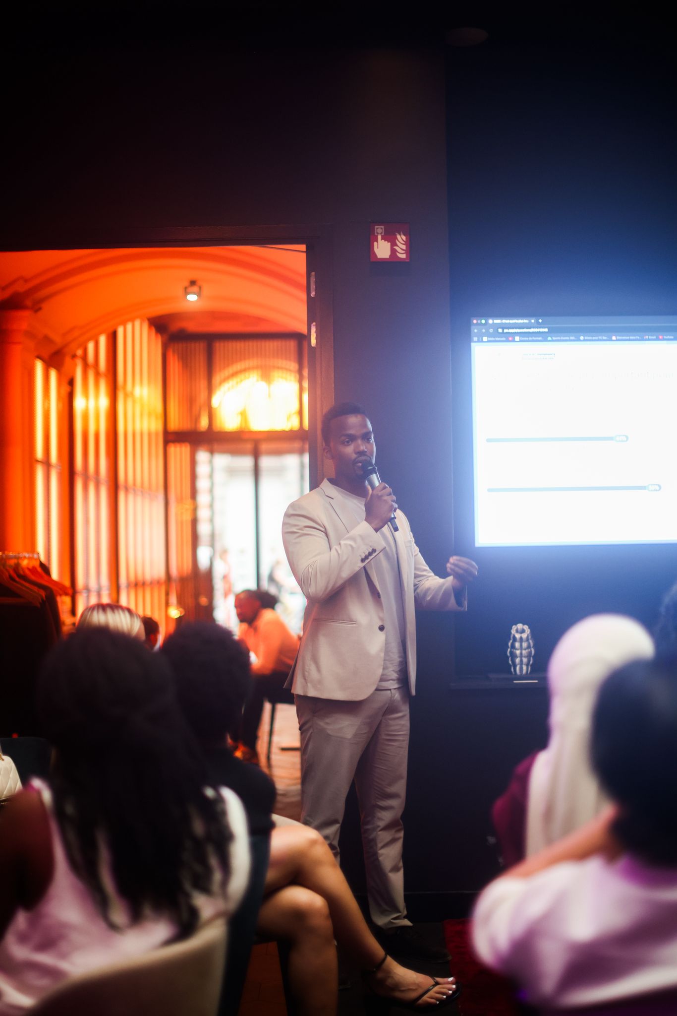 Charles en masterclass à Bruxelles